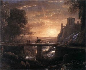 Claude Lorrain (Gellee) - Imaginary View of Tivoli 1642
