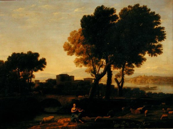 Landscape with Apollo guarding the Cattle of Admetus and Mercury stealing them