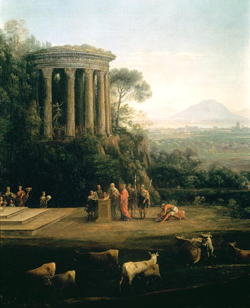 Landscape with the Father of Psyche sacrificing to Apollo