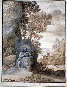 Landscape with the Magdalene, 1675