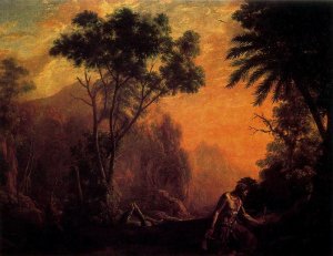 Landscape with hermit