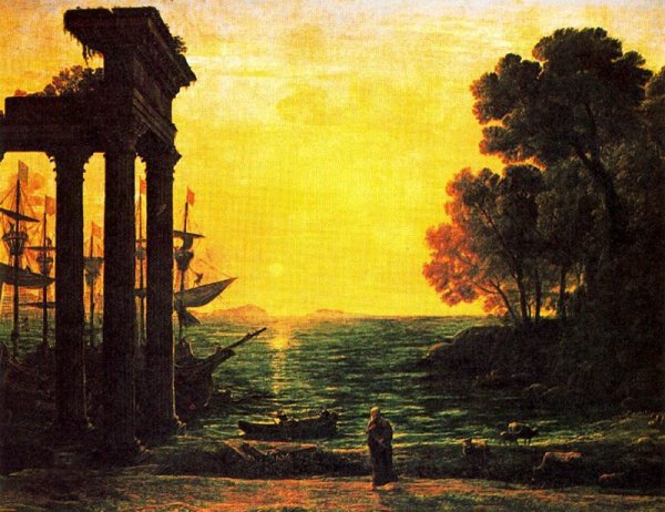 Marina with Ezekiel crying on the ruins of Tyre