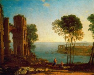 The Bay's Port with Apollo and the Cumaean sibyl