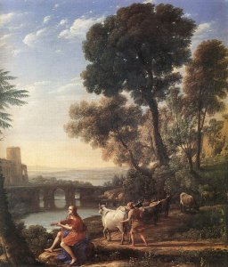 Landscape with Apollo and Mercury 1660