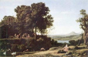 Landscape with Apollo and the Muses, 1652