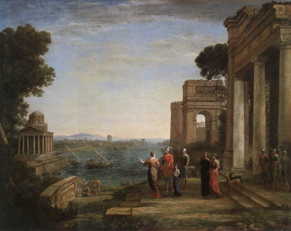 Aeneas's Farewell to Dido in Carthago 1676